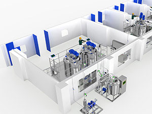 Automatic gelatin solution and batching system